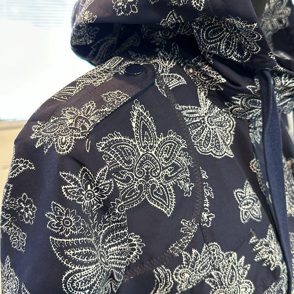 RAINCOAT ☔️ CUTEST ONE AROUND! HEI HEI Navy & White Print Raincoat - Picture 6 of 15